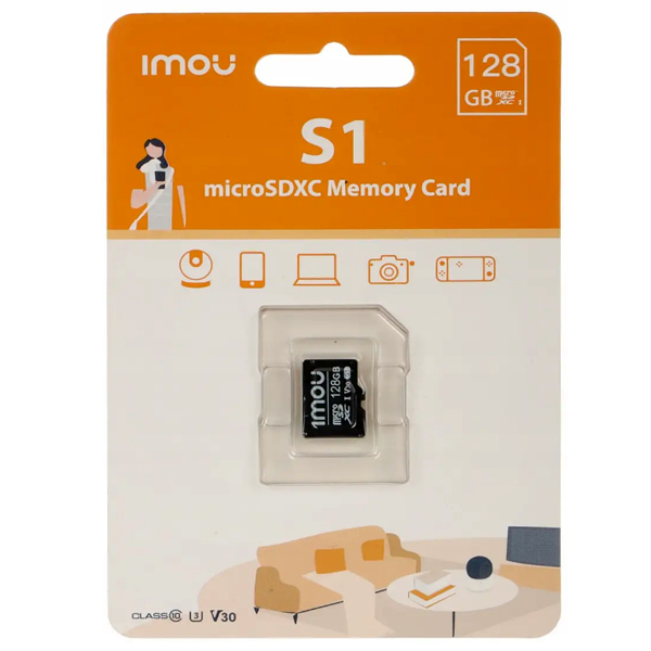 Карта пам'яти IMOU microSD 128 gb